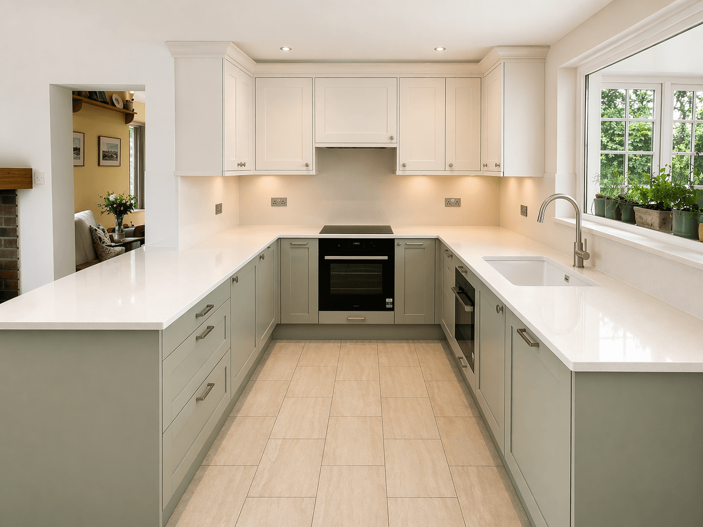 Rob & Cathy, Pulborough kitchen in Pulborough by The Cabinet Door Shop