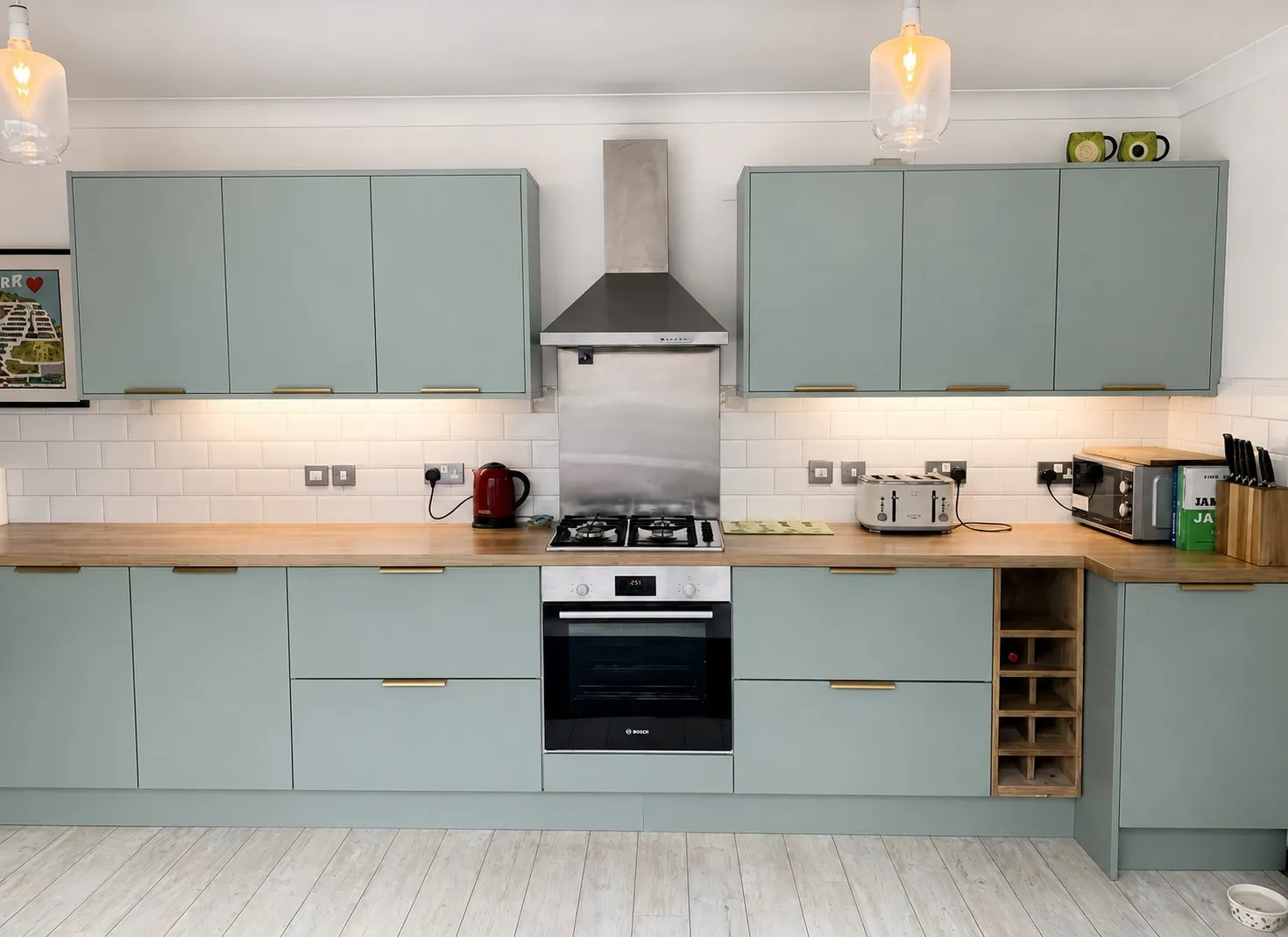 Florence kitchen in Hanover, Brighton after the cabinet door replacement