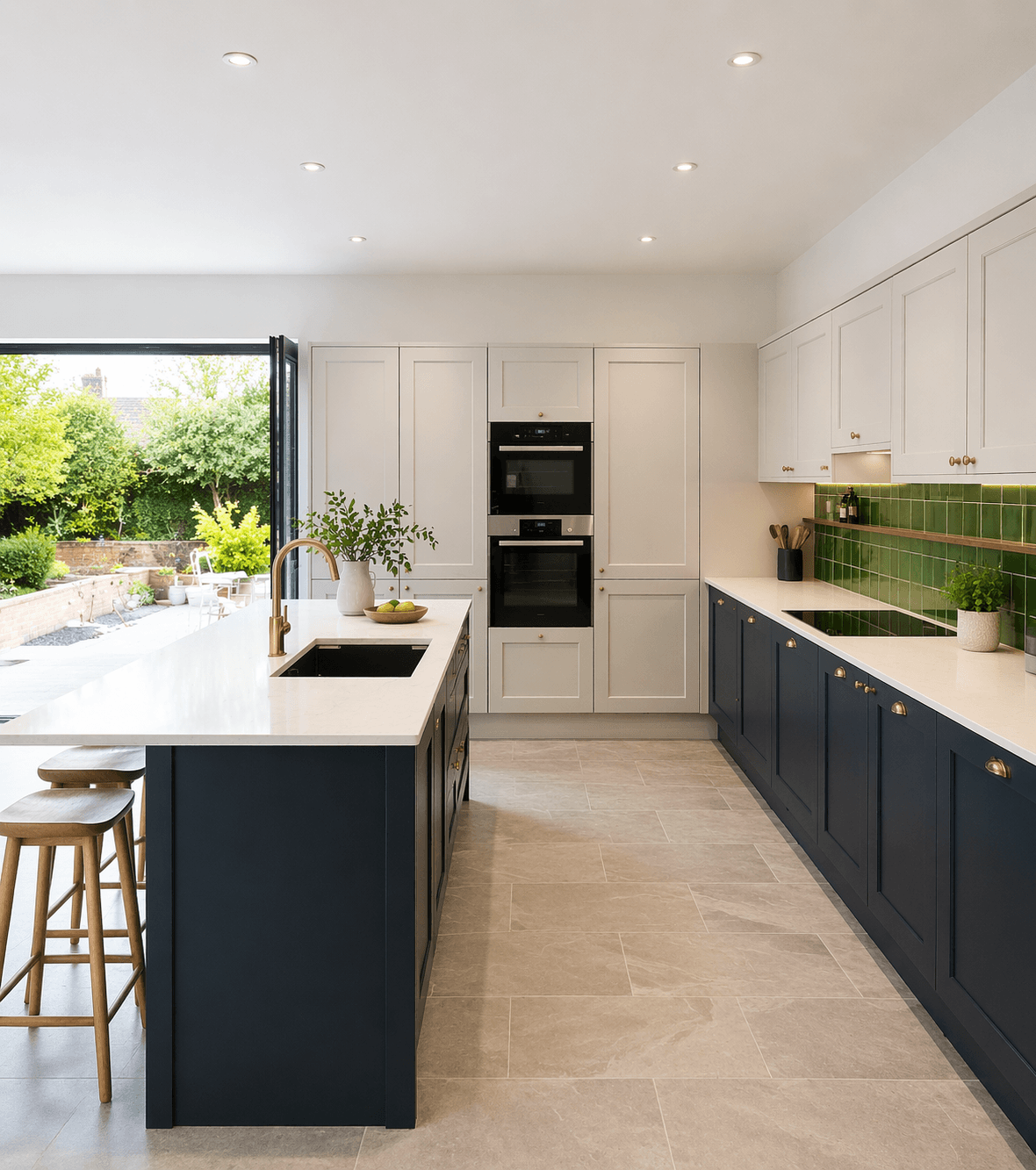 Gina & Graham kitchen in Albourne, West Sussex by The Cabinet Door Shop